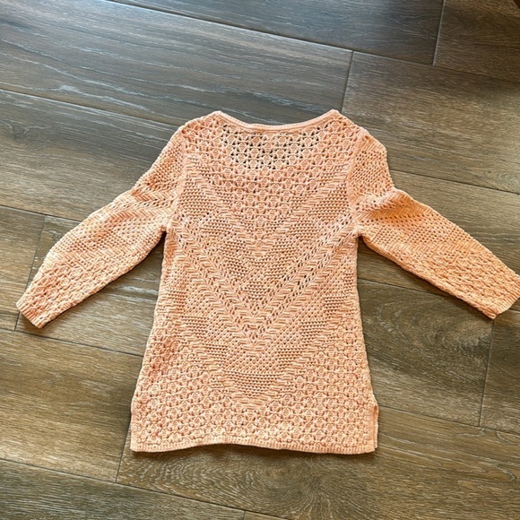 Chico’s open weave 100% cotton sweater size small - Picture 6 of 9